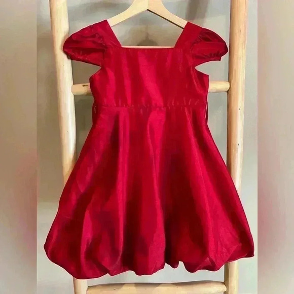 Holiday Editions size 6X Red dress adorable sleeves and puffy shirt - Picture 1 of 8